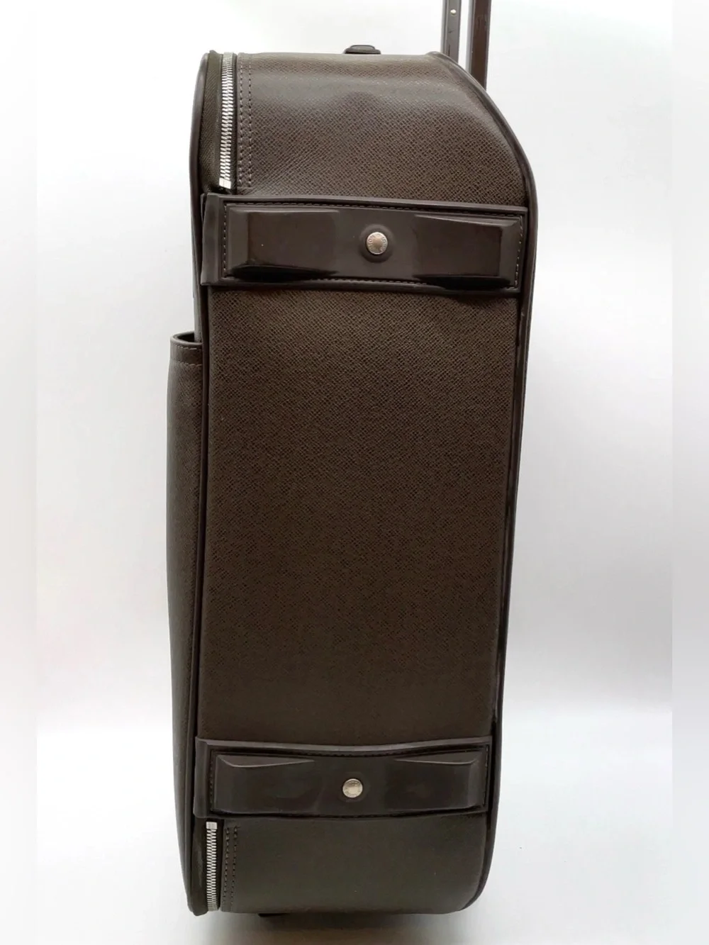 Louis Vuitton Brown Textured Roll-Top Carry-On Pegasus 55 TAIGA BROWN ZIP TRAVEL